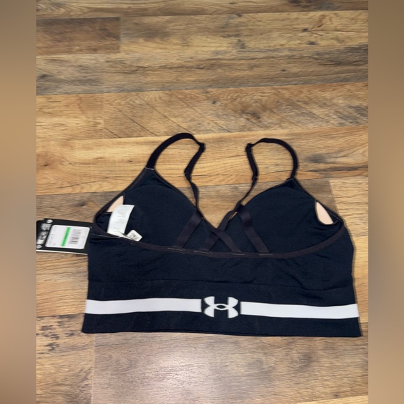Under Armour Black Seamless Sports Bra | Women’s Large | NWT - Picture 4 of 5